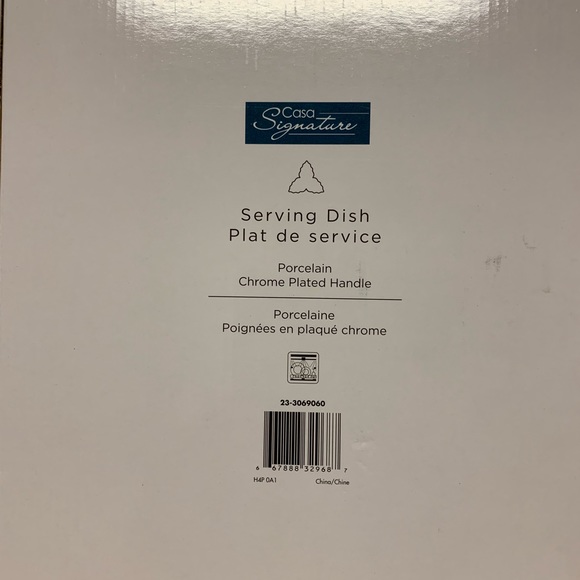 Signature porcelain serving dish (Brand new) - Picture 3 of 3
